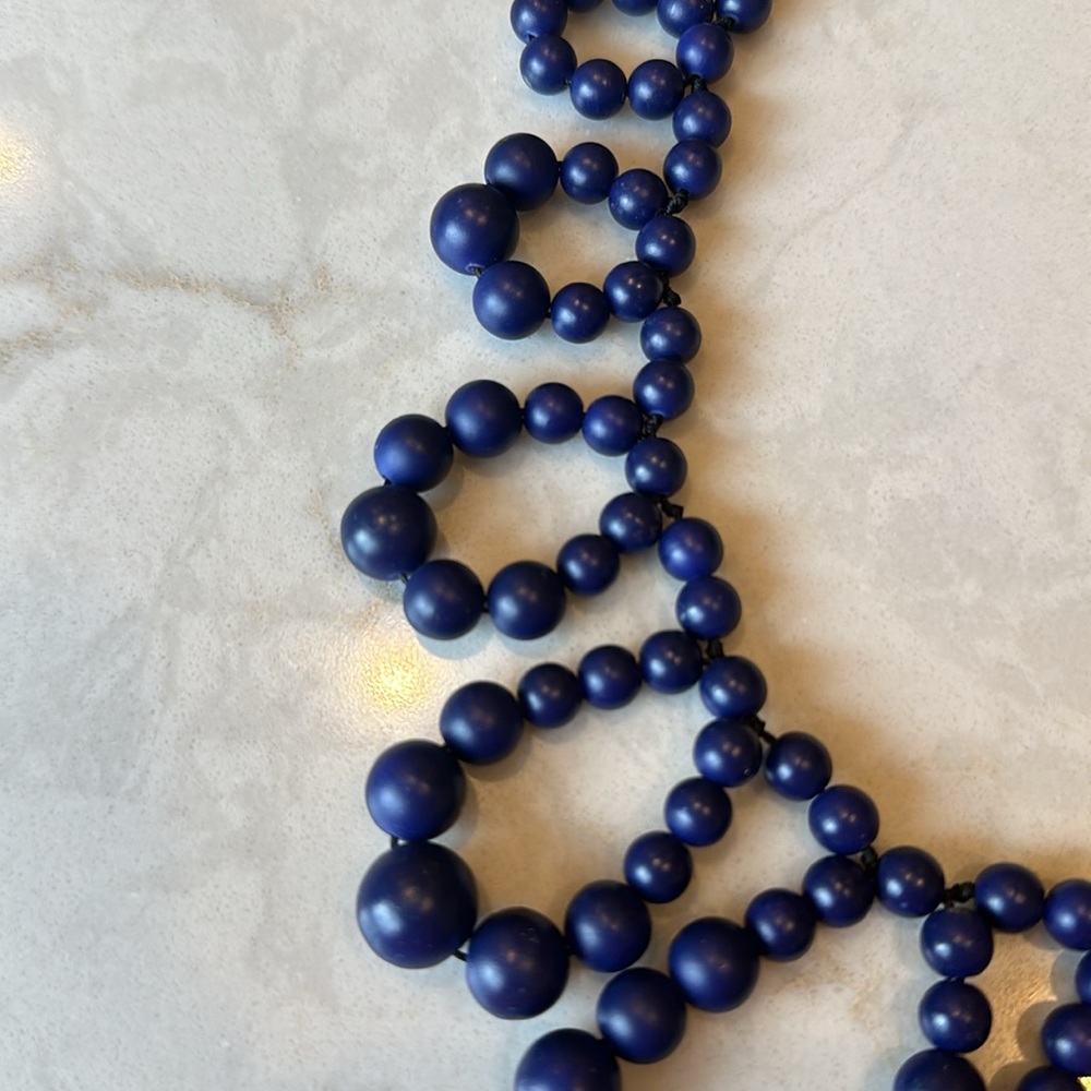 J.Crew Wooden Beaded Bubble Necklace - Picture 2 of 3